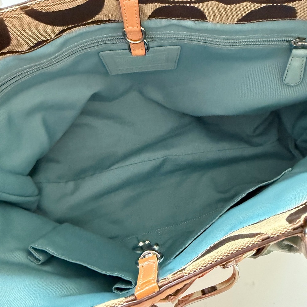 Vintage coach under the sea Hampton satchel - Picture 4 of 8